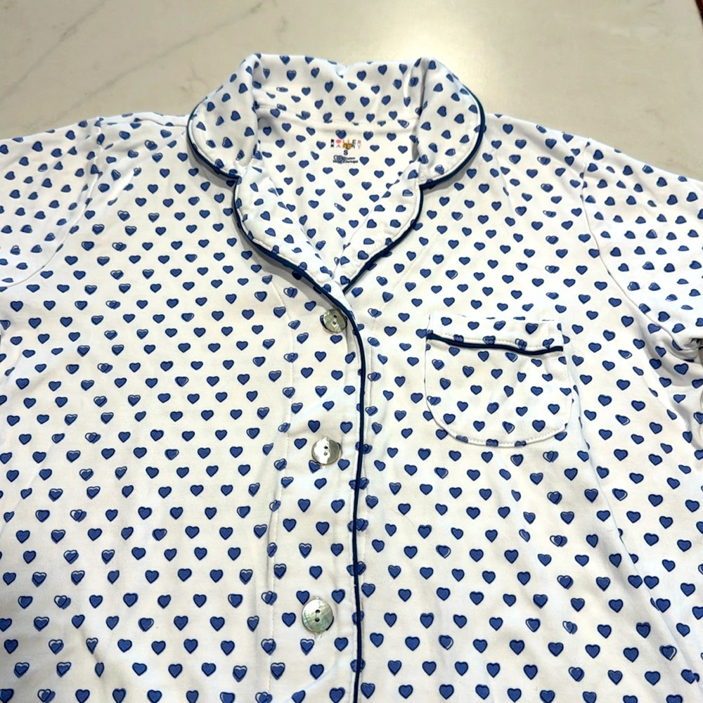 COPY - Roller Rabbit Original Hearts Polo Pajama Short Set